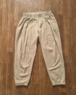 Beige Baggy Sweats