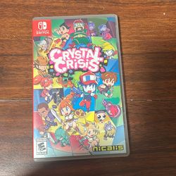 Nintendo switch crystal crisis game manual included