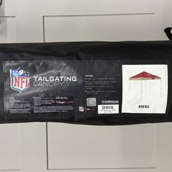 49ers NFL Tailgating Pop-up Canopy 9x9
