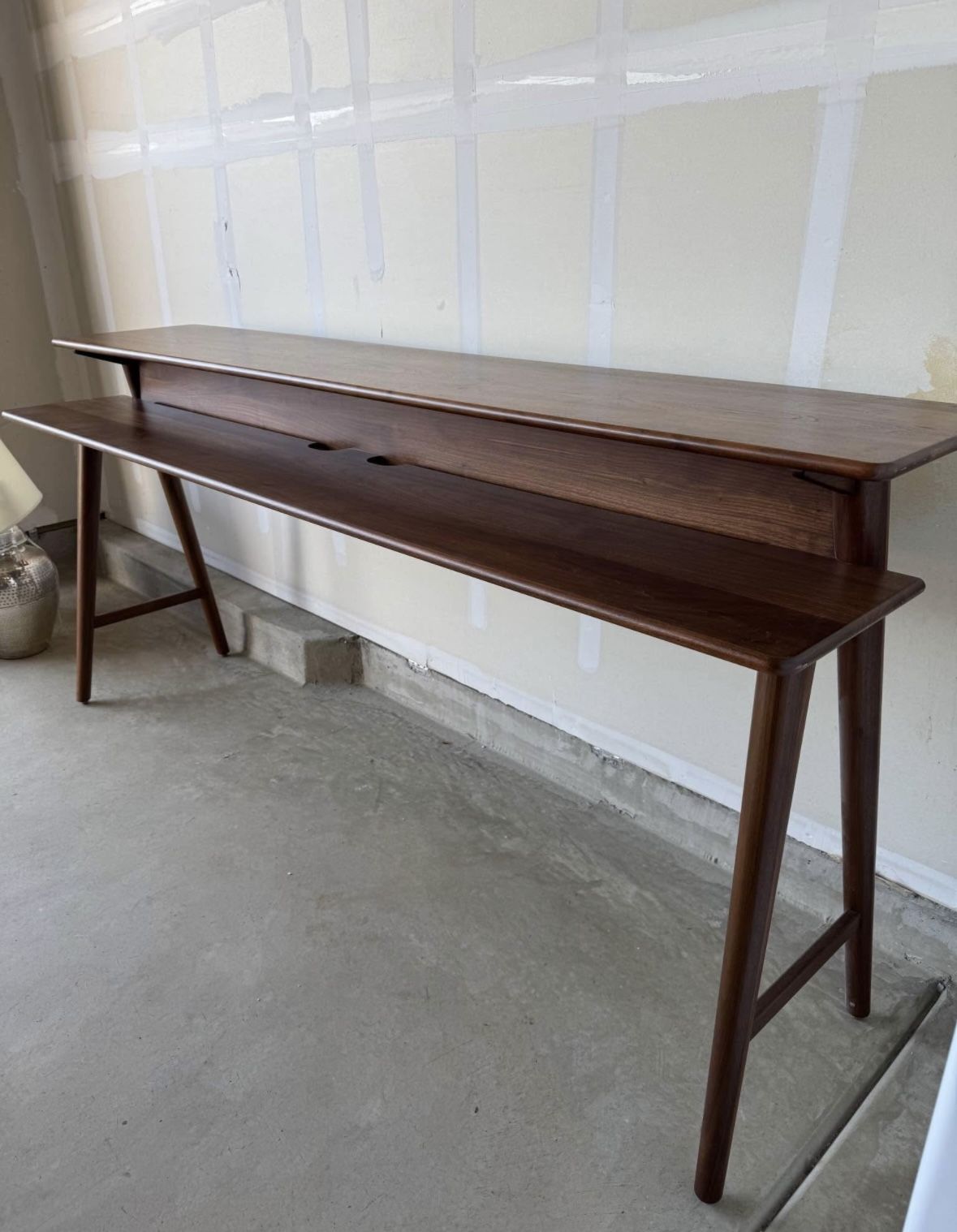 Console Table With Bar Stools (brand new purchased from Slater’s)