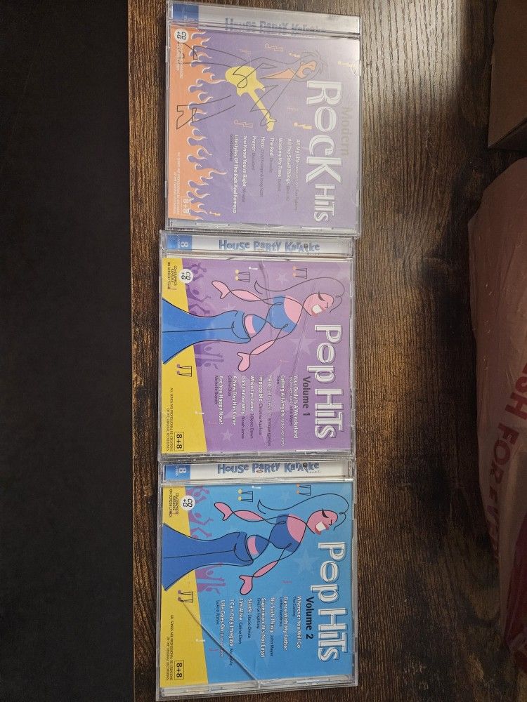 Three Karaoke CDs