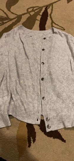 Cardigan sweater $8.00 medium