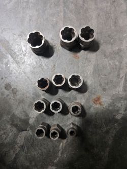 Vintage Craftsman USA Bolt Extractor Set - 12 Pc (Missing #10)
