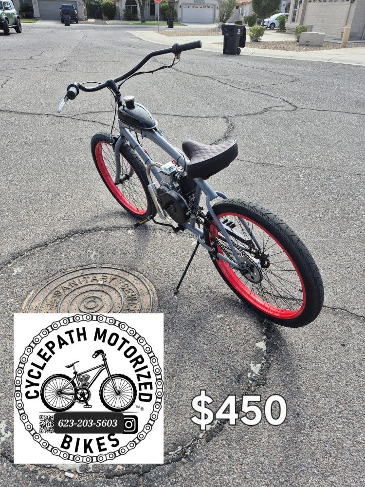 Not Electric Fat Tire Beach Cruiser Motorized Bike Motorbike Moped Delivery Available