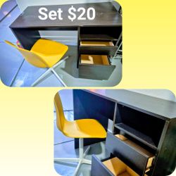 Study desk and chair