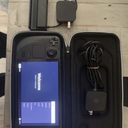 Brand Deck OLED 1TB Black Handheld Gaming System w/carry case and charger