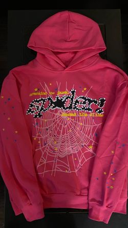 Spider Worldwide P*NK Hoodie - Pink (Size Men’s Medium)
