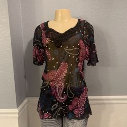 Rampage Sz S Woman Blouse