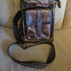 Leather Shoulder Bag, New