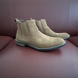 Bruno Marc Suede Leather Chelsea Boots