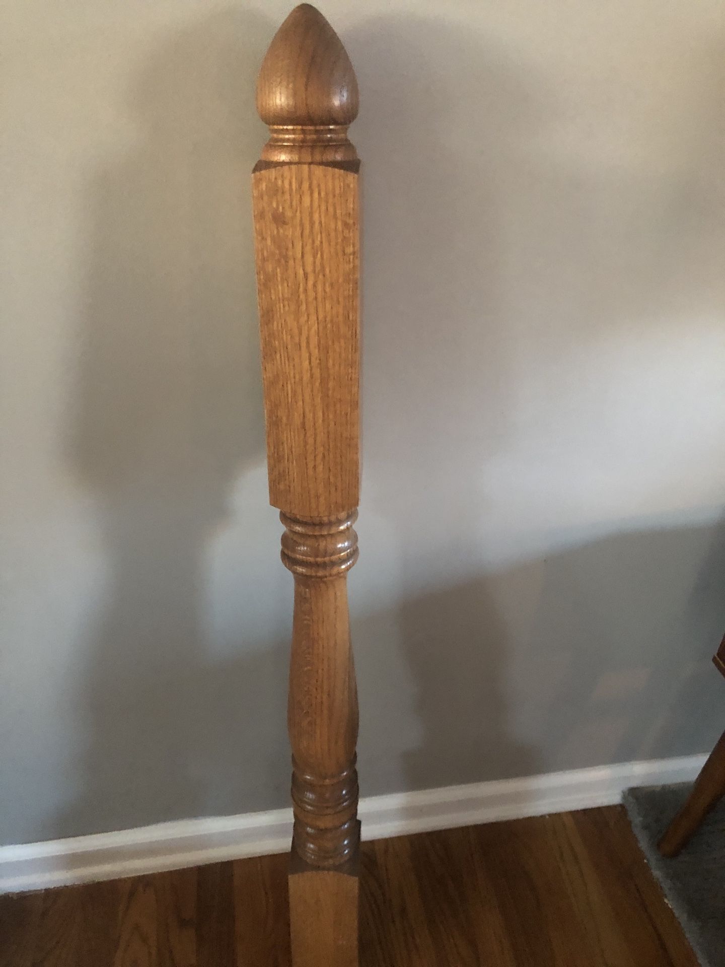 Solid Oak Newell Post for Stairs