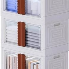 Brand New, ZHIAI Storage Bins with Lids 3 tier