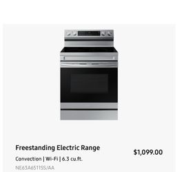 Samsung Electric Range