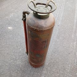 Used Fire Extinguisher 