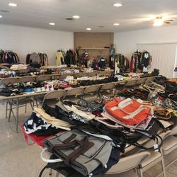 Vintage clothes, jackets,  purses, and shoes! 