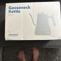 Miroco gooseneck, kettle, complete set with warmer