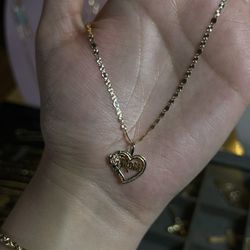 14k Gold Mom Chain Mothers Day Gift