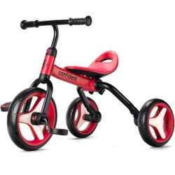 4 in 1 Tricycle for Toddlers Age 2-5, Folding Kids Trike Tricycles Toddler Bike with Adjustable Seat

