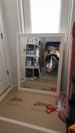 Big white mirror
