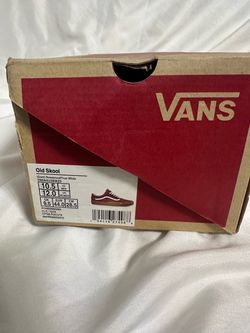 Vans Old Skool Rosewood/True White Size 10.5