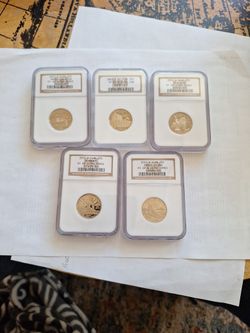 2001 S QUARTER PROOF SET GRADED PF 69 ULTRA CAMOE BY NGC