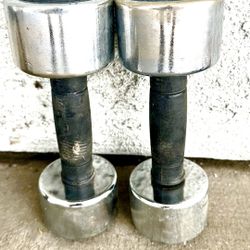 Weider 10lb. Chrome Plated Cushioned Dumbbell Set. 