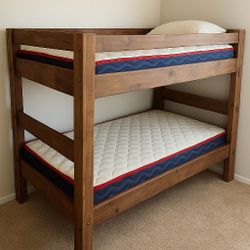 Solid Wood Twin Bunk Beds – 2 Sets – $180 Each OBO (North Phoenix)