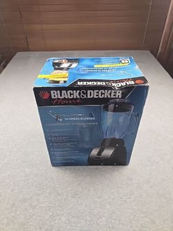 Black & Decker BLC10650MB Cyclone 10-Speed Blender Glass Jar 650W Factory Sealed