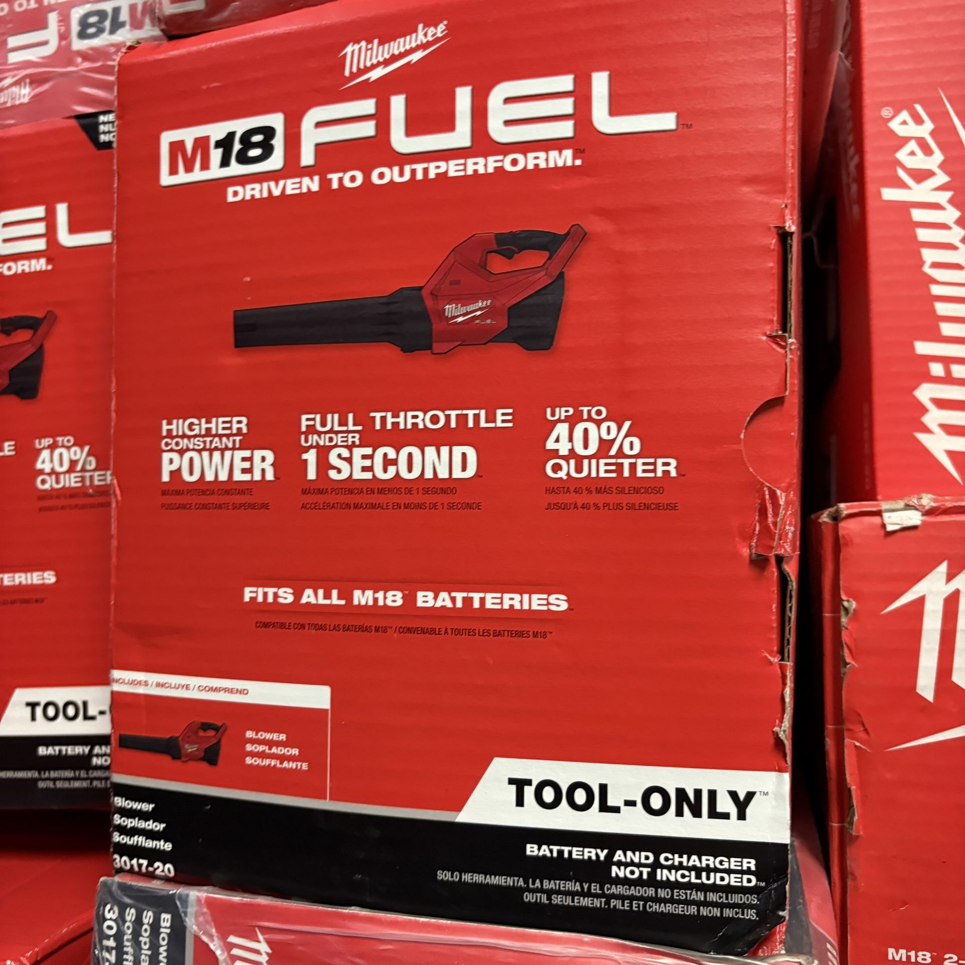Milwaukee New Blower 18M Fuel New Generation