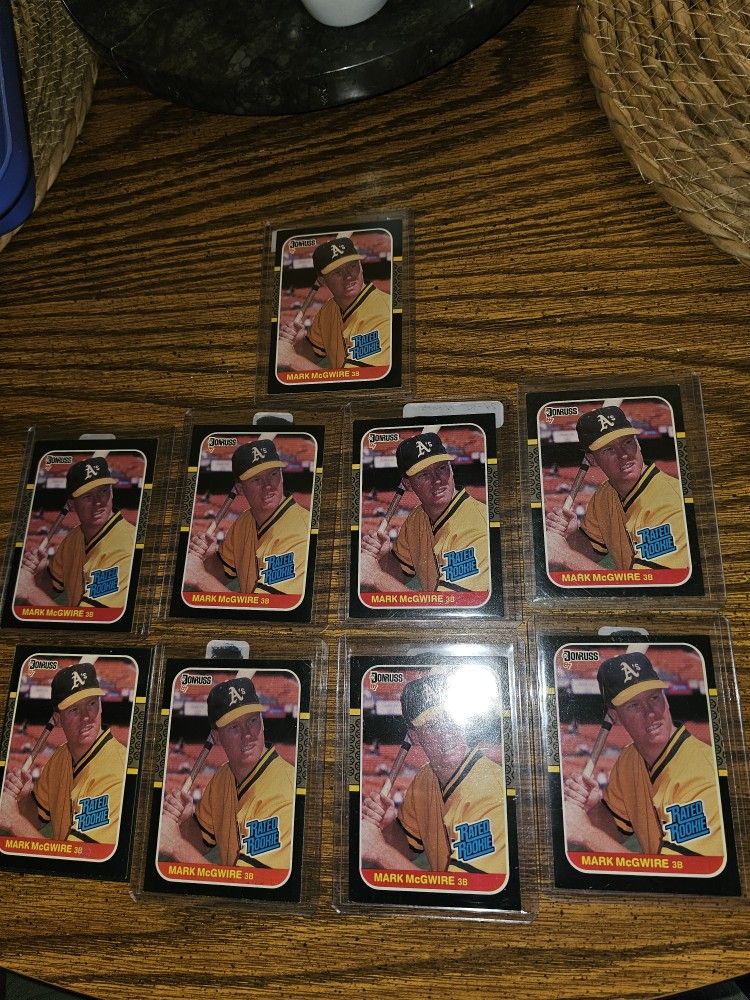 9 -- 1987 Baseball Donruss Rookie Cards Mark Mcguire