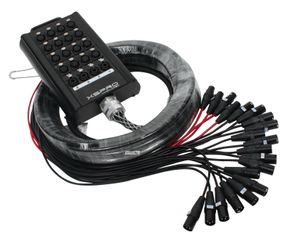 XSPRO XS1241 12X4 XLR low Profile 50’ Stage Snake BRAND NEW