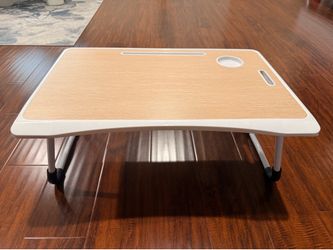 Bed Foldable Lap Desk for Laptop Writing w/Cup Holder