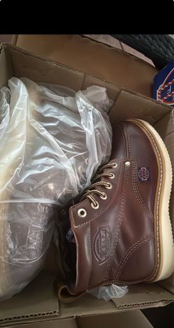 Men's Brown Leather Work Boots soft leather boots