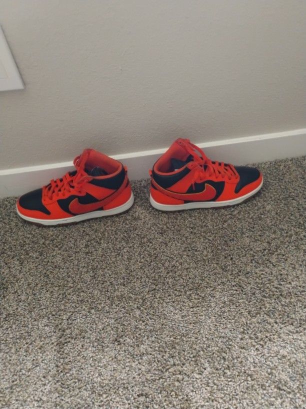 Orange Nikes