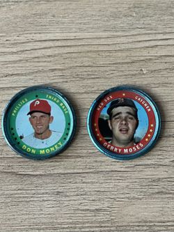 2 Vintage (1971)Baseball Coins