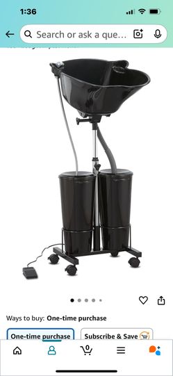 Portable shampoo bowl