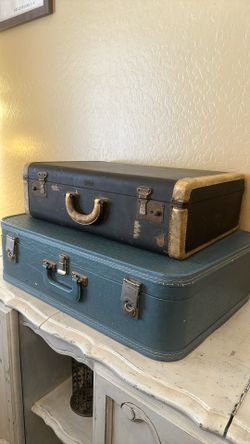 Antique suitcases