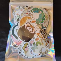 Animal Stickers lot of 200 
