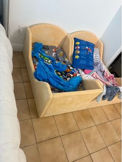 Two toddler beds without mattress
