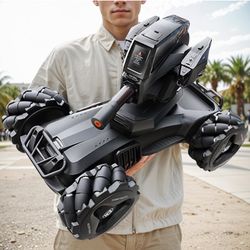 V997 RC Big Truck : 4X4 Large Off-Road RC Car for Adults,1:8 Large RC Car, Educational STEM Car & Programming & Water Bombs Battle,120Mins Play Time f