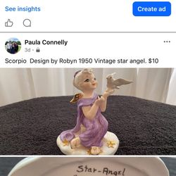 Vintage Star Angel “Scorpio”