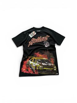 Hellcat Black Graphic Tee size L