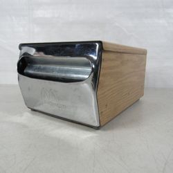 McDonald's Vintage Chrome Plated Steel Napkin Dispenser-Working
