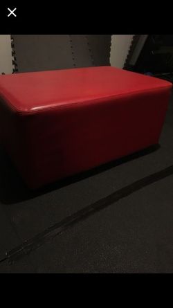 Red Ottoman