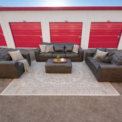 Leather Couch, Love Seat, Chair - $580- Delivery Available