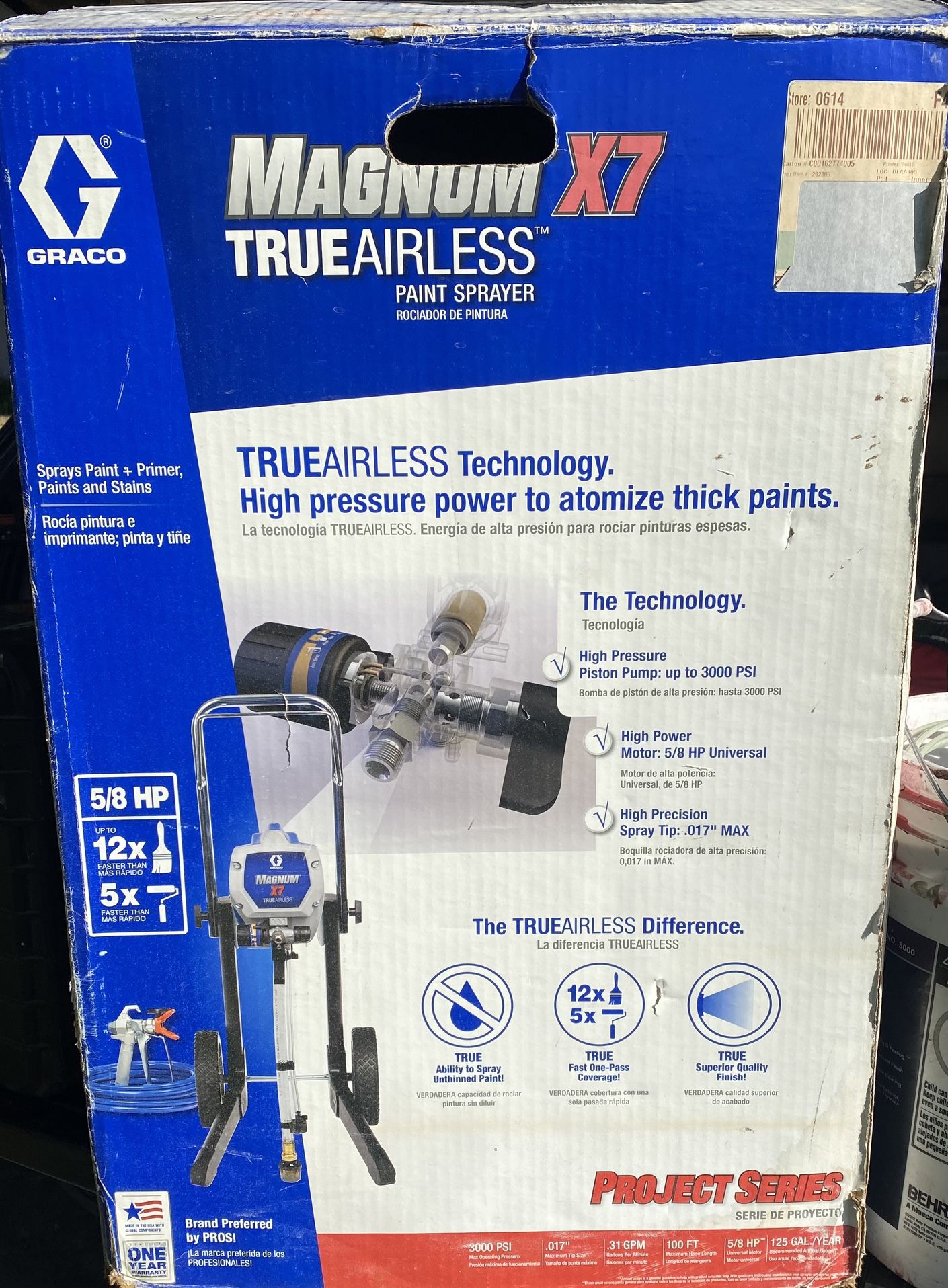 Graco Airless Paint Sprayer Magnum X7 Pro