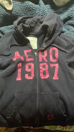 Aeropostale Zip-Up Hoodie Size Medium