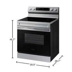 New Samsung Electric Range 
