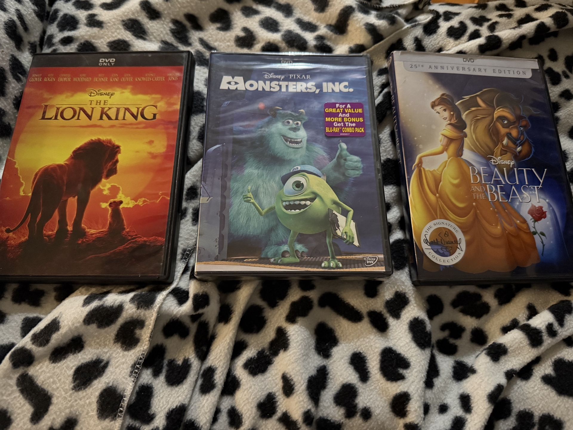 3 DVD Movies For Sale $10 For All Monster Inc. Sealed