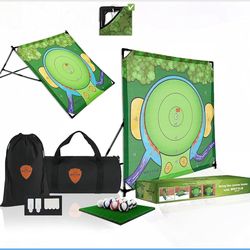 Indoor Chipping Game – The Original Portable Battle Golf Chipping Game for Dad's and Junior Golfers
